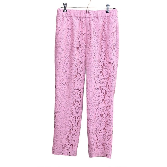 J. Crew Factory Pants - J Crew Factory Blush Pink Lace Pants